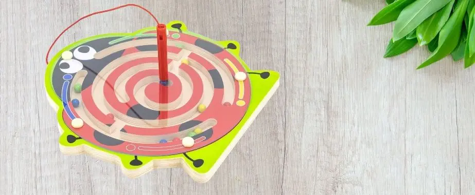Labirint magnetic Viga Toys Ladybird 59964