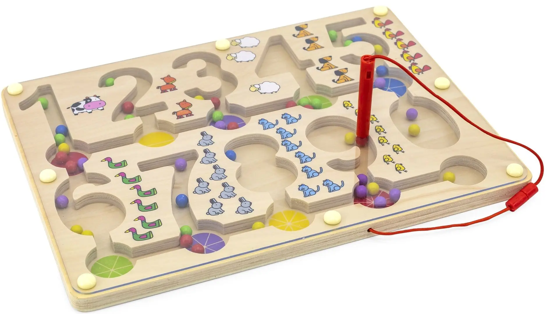 Магнитный лабиринт Viga Toys Number 50180