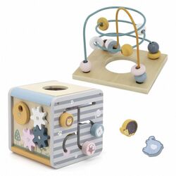 Cub de dezvoltare Viga Toys 44030 (Gray/Natural) Thumb