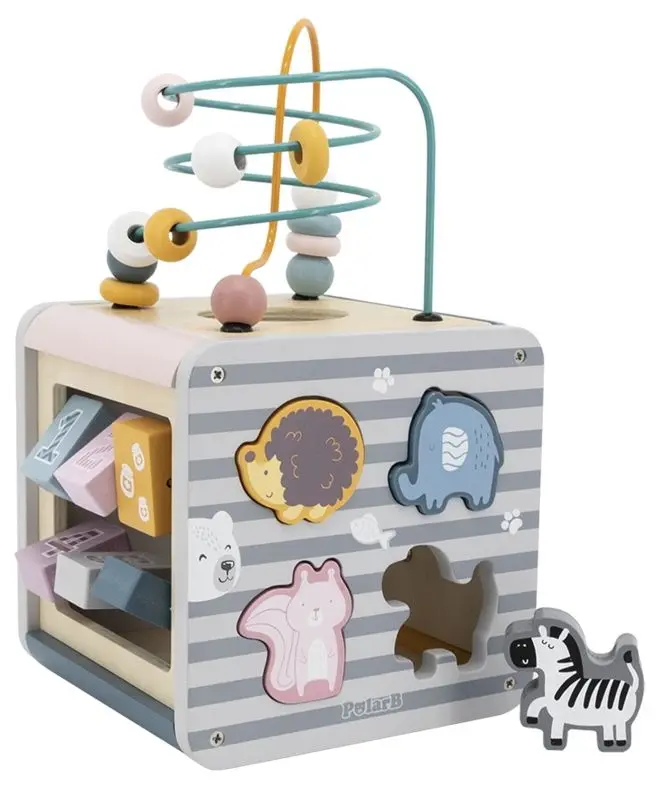 Cub de dezvoltare Viga Toys 44030 (Gray/Natural)