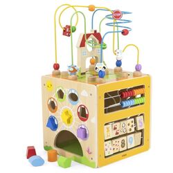 Cub de dezvoltare Viga Toys Activity Box 44591 (Multicolor)