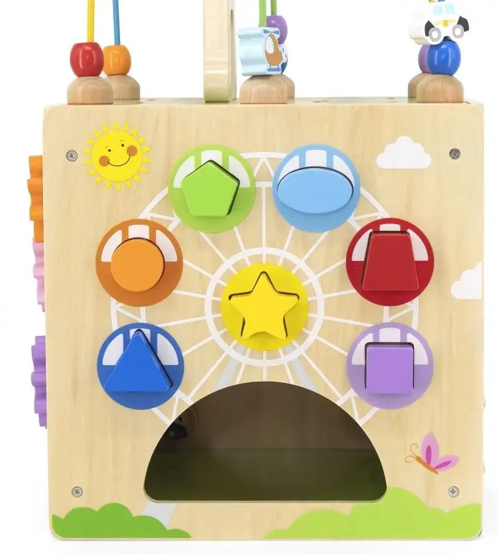 Бизикуб Viga Toys Activity Box 44591 (Multicolor) - 4