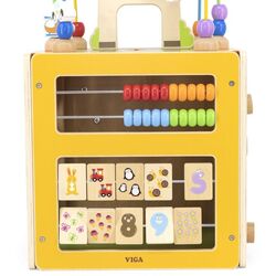Бизикуб Viga Toys Activity Box 44591 (Multicolor) Thumb