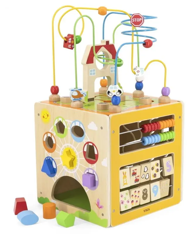 Бизикуб Viga Toys Activity Box 44591 (Multicolor)