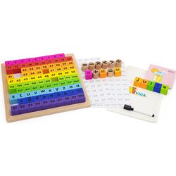 Набор цифр Viga Toys Alphabet And Math Operation Board (Multicolor) Thumb