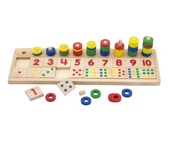 Set de cifre Viga Toys Count Match Numbers 59072 (Multicolor)