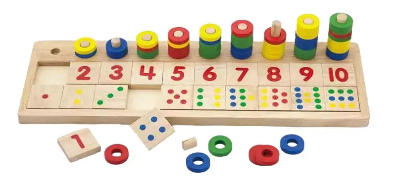 Набор цифр Viga Toys Count Match Numbers 59072 (Multicolor)