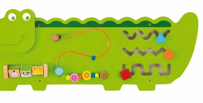 Tabla de dezvoltare Viga Toys Crocodile 50469 (Green)