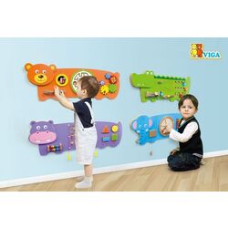 Tabla de dezvoltare Viga Toys Crocodile 50469 (Green) Thumb