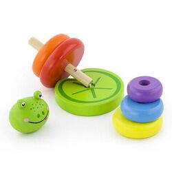 Piramida Viga Toys Frog Stacker 50258 (Multicolor) Thumb