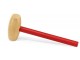 Sortator cu ciocan Viga Toys Pound a Peg 59719 (Red/Wood)