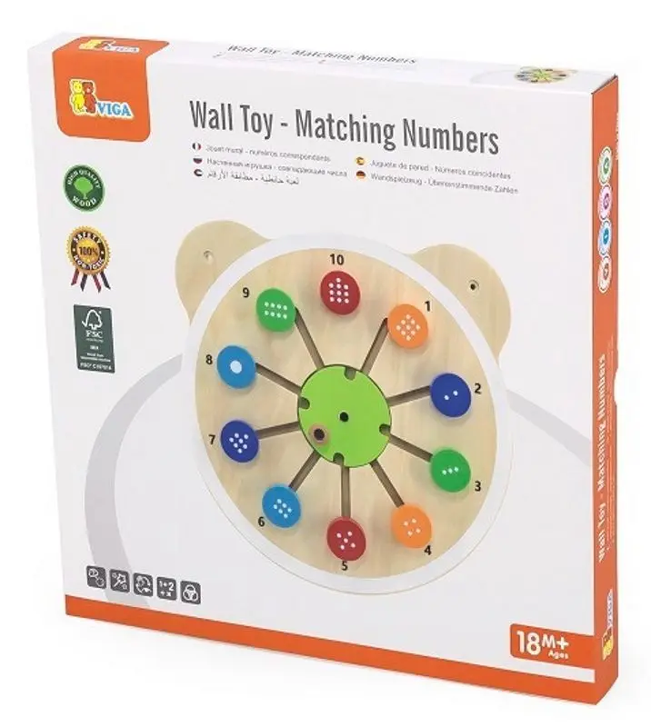 Tabla de dezvoltare Viga Toys Simple Account 44554 (Multicolor)