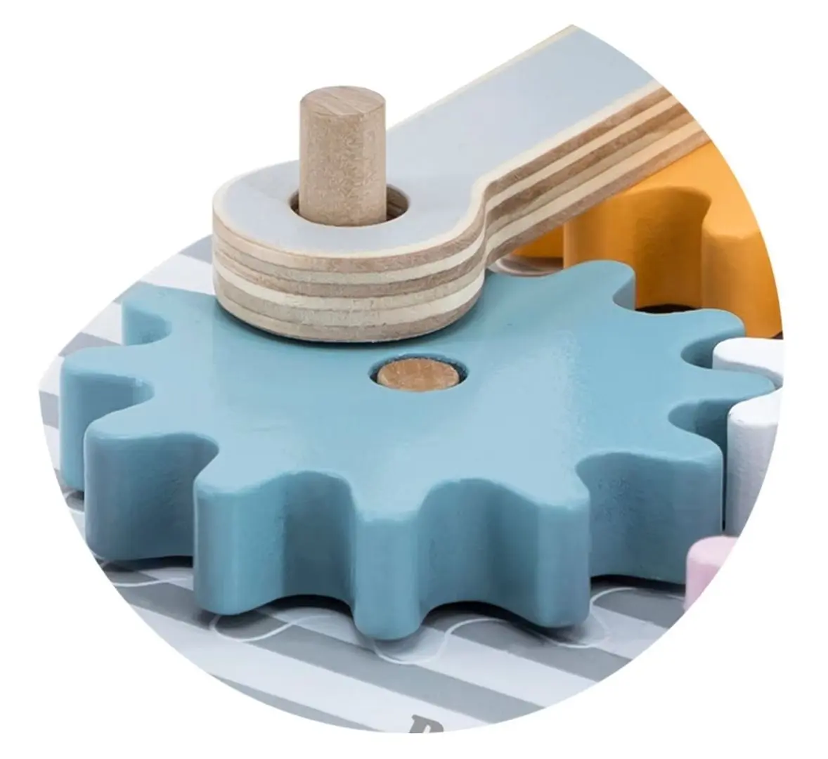 Joc de dezvoltare Viga Toys Sprinning Gears 44006 (Multicolor)