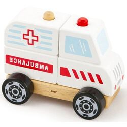 Constructor de blocuri Viga Toys Stacking Ambulance 50204 Thumb
