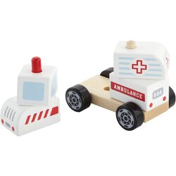 Constructor de blocuri Viga Toys Stacking Ambulance 50204 Thumb