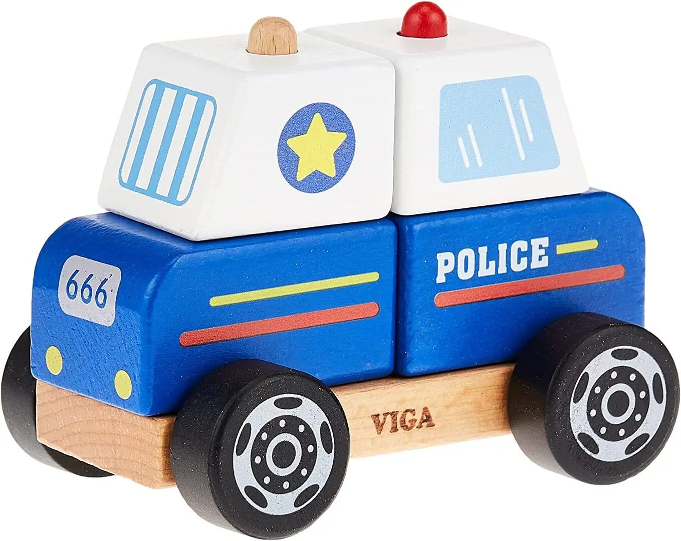 Развивающая игрушка Viga Toys Stacking Police Car 50201
