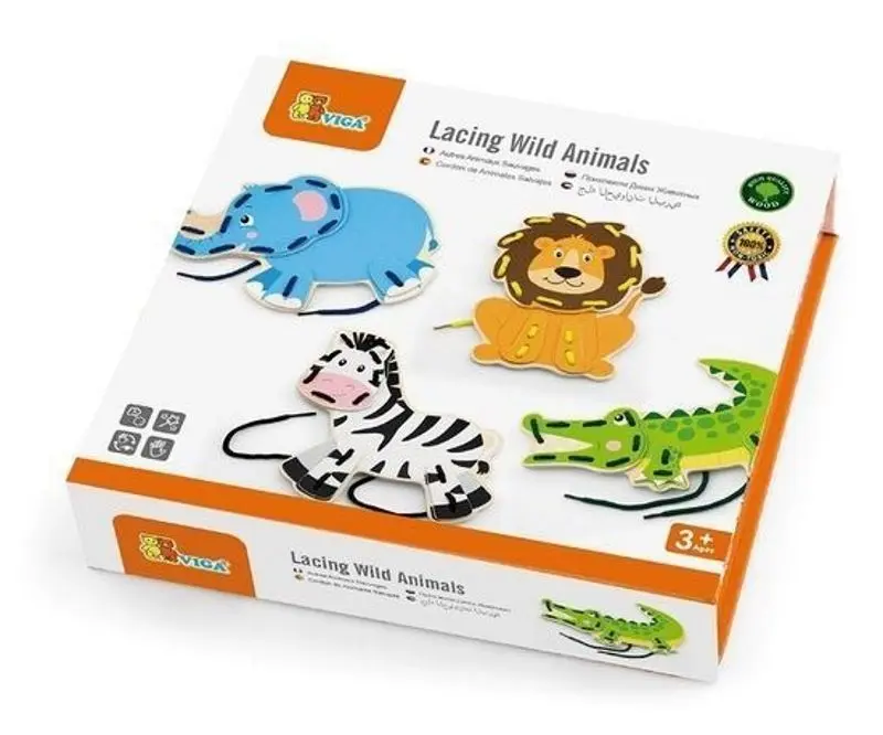 Set de joc Viga Toys Wild Animals 51326 (Multicolor)