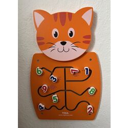 Tabla de dezvoltare Viga Toys Cat (Orange) Thumb