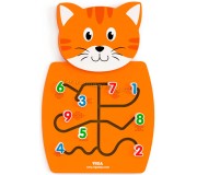 Tabla de dezvoltare Viga Toys Cat (Orange)