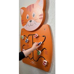 Tabla de dezvoltare Viga Toys Cat (Orange) Thumb