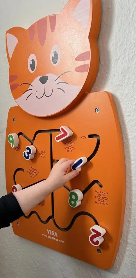 Tabla de dezvoltare Viga Toys Cat (Orange) - 3