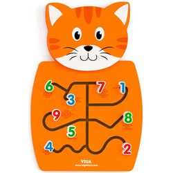 Tabla de dezvoltare Viga Toys Cat (Orange)