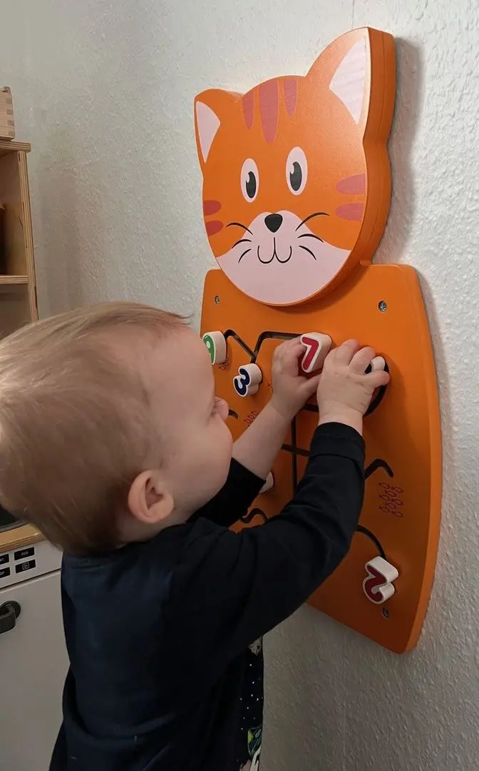 Tabla de dezvoltare Viga Toys Cat (Orange) - 4