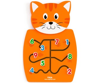 Tabla de dezvoltare Viga Toys Cat (Orange)