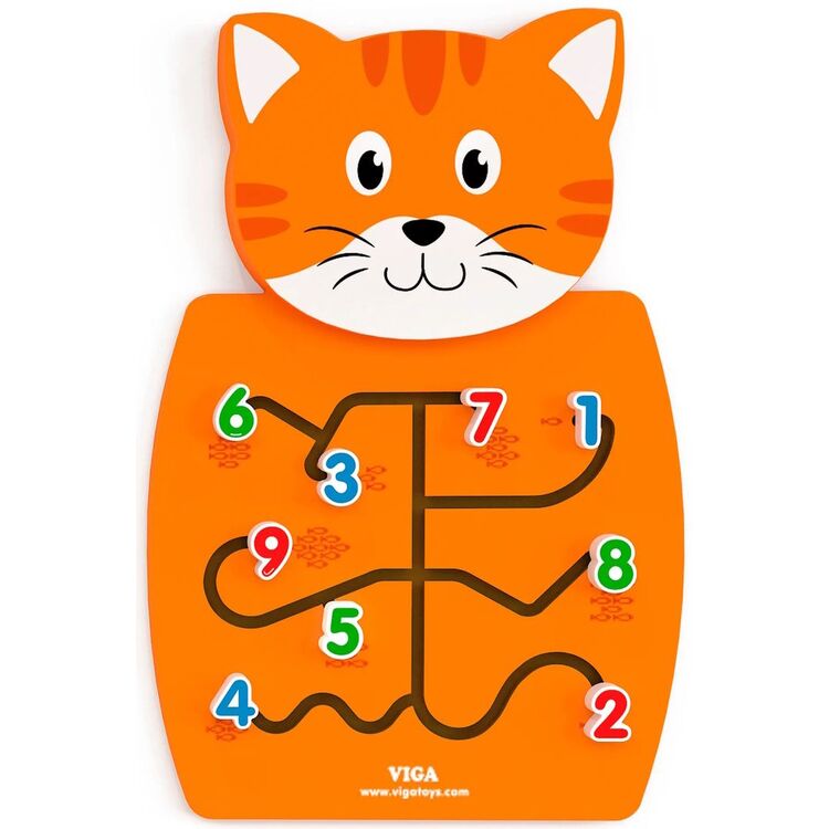 Бизиборд Viga Toys Cat (Orange)