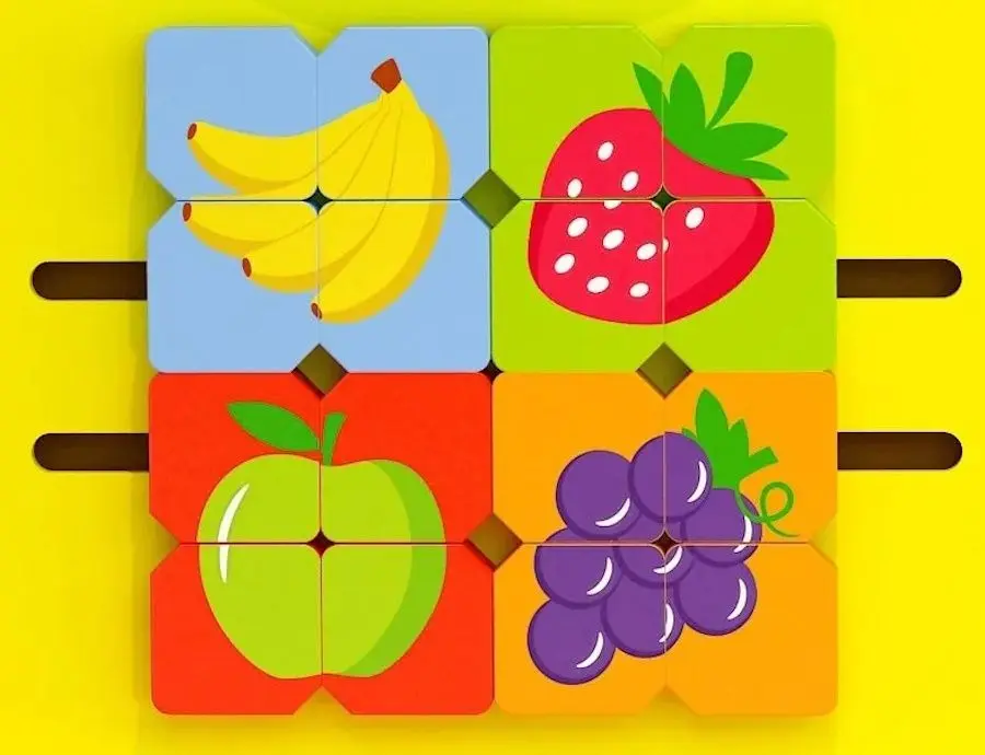 Tabla de dezvoltare de perete Viga Toys Giraffe (Yellow) - 3