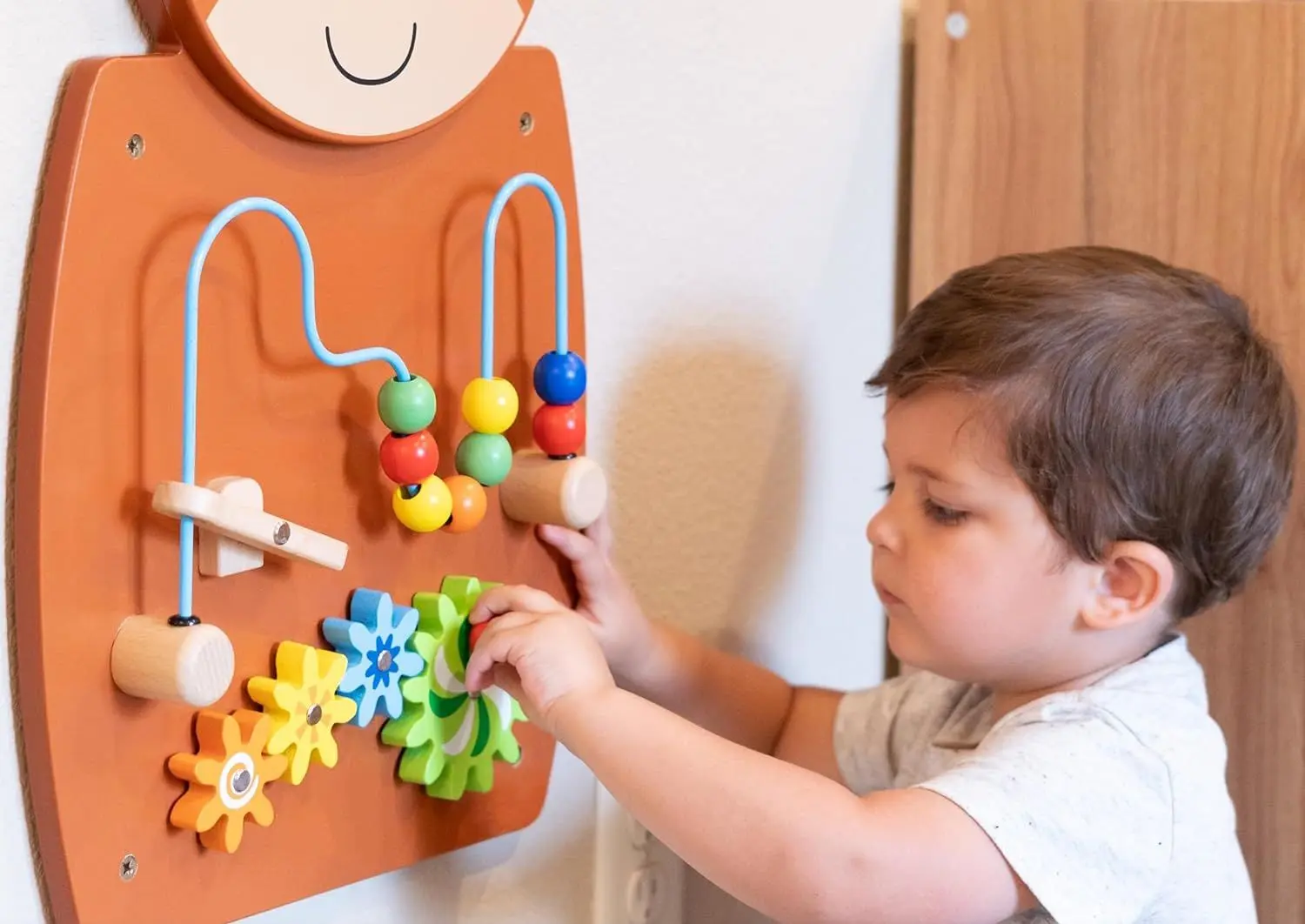 Tabla de dezvoltare de perete Viga Toys Horse (Brown) - 2