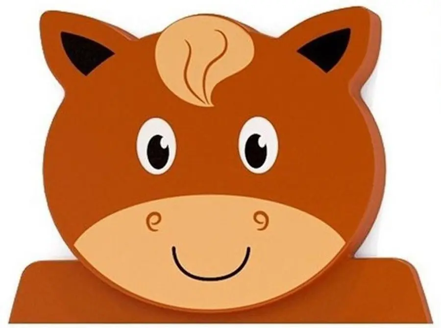 Tabla de dezvoltare de perete Viga Toys Horse (Brown) - 4