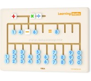 Tabla de dezvoltare de perete Viga Toys Learning Maths (Wood)