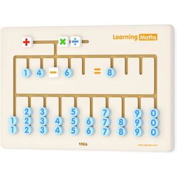 Tabla de dezvoltare de perete Viga Toys Learning Maths (Wood)