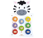 Tabla de dezvoltare de perete Viga Toys Zebra (Multicolour)