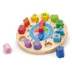 Joc dde dezvoltare Viga Toys Round Clock 59235 (Multicolor)