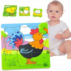 Puzzle Viga Toys Grow-up Puzzle 50113 Thumb