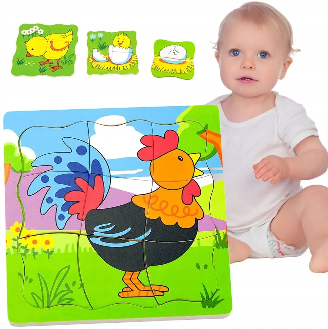 Puzzle Viga Toys Grow-up Puzzle 50113