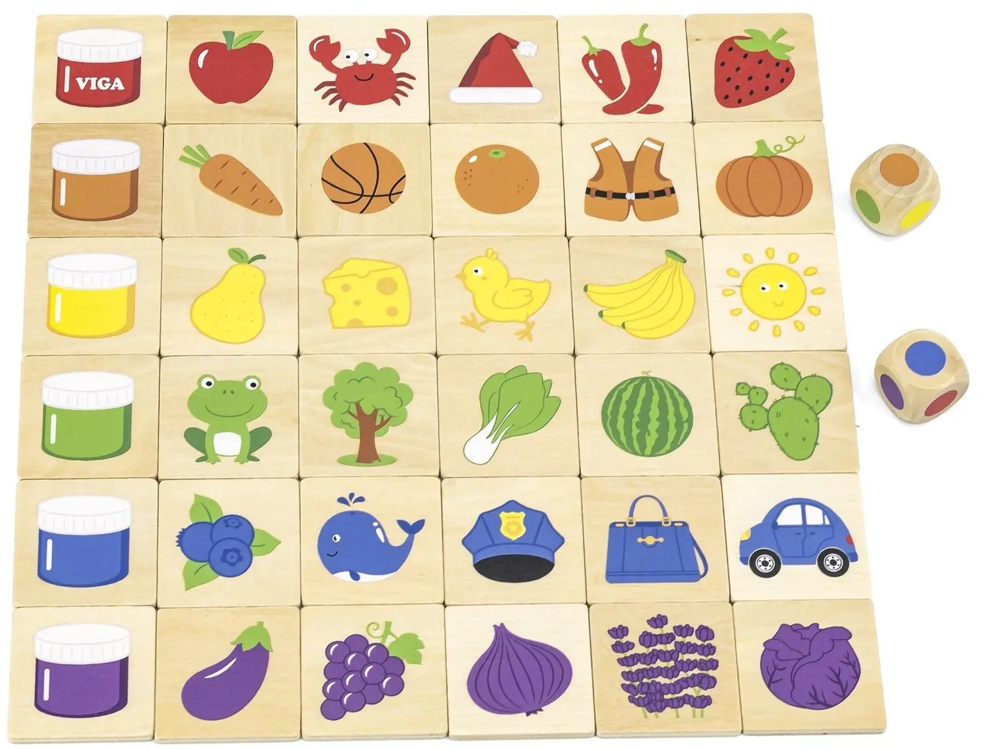 Joc educativ Viga Toys Learning Colors Puzzle 44505