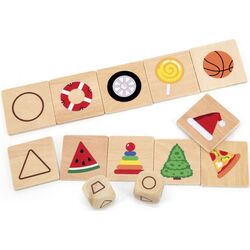 Joc educativ Viga Toys Learning Shapes Puzzle 44506 Thumb