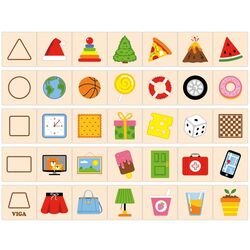 Joc educativ Viga Toys Learning Shapes Puzzle 44506 Thumb