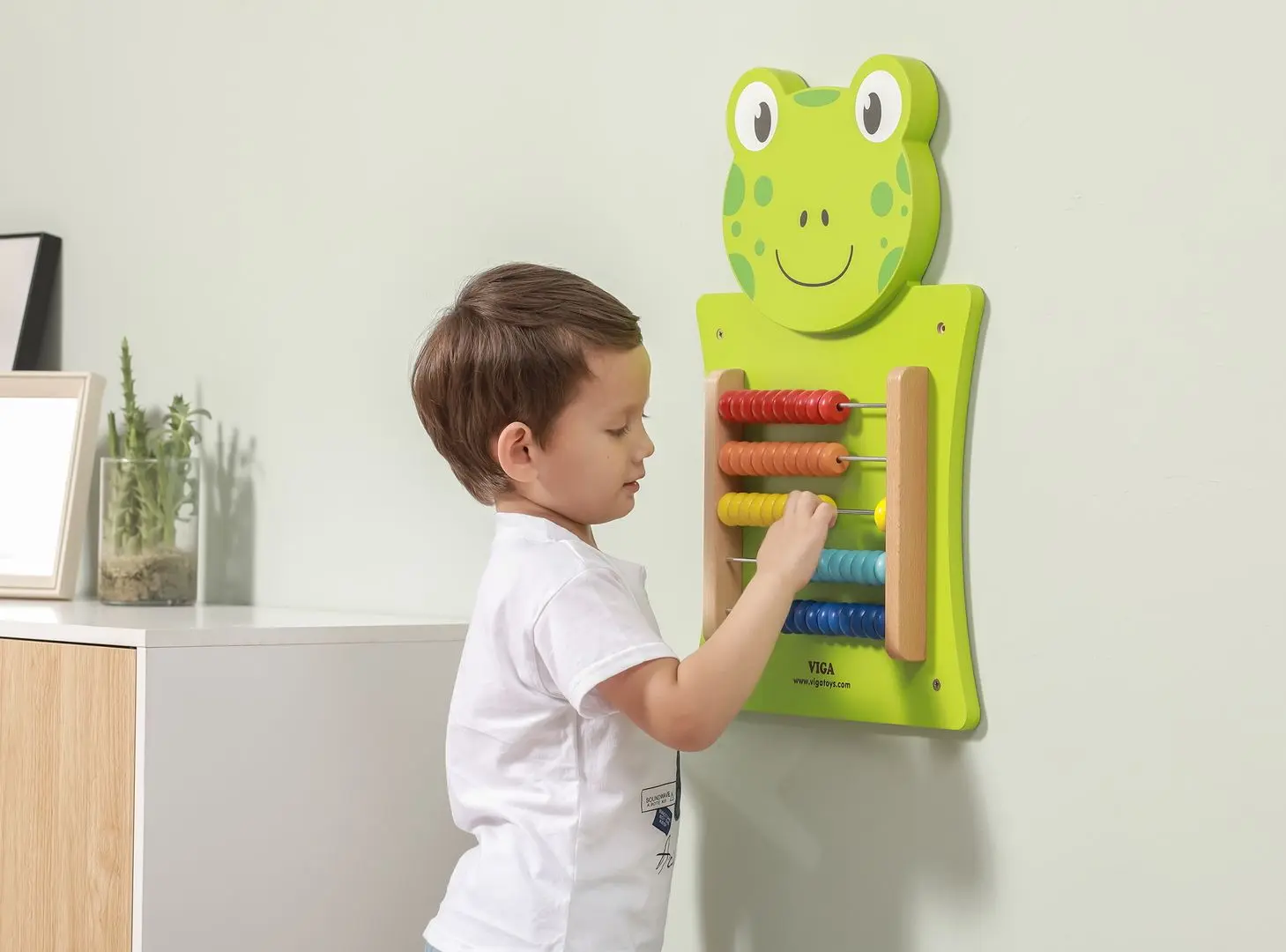 Счеты Viga Toys Frog 50679 (Green) - 3