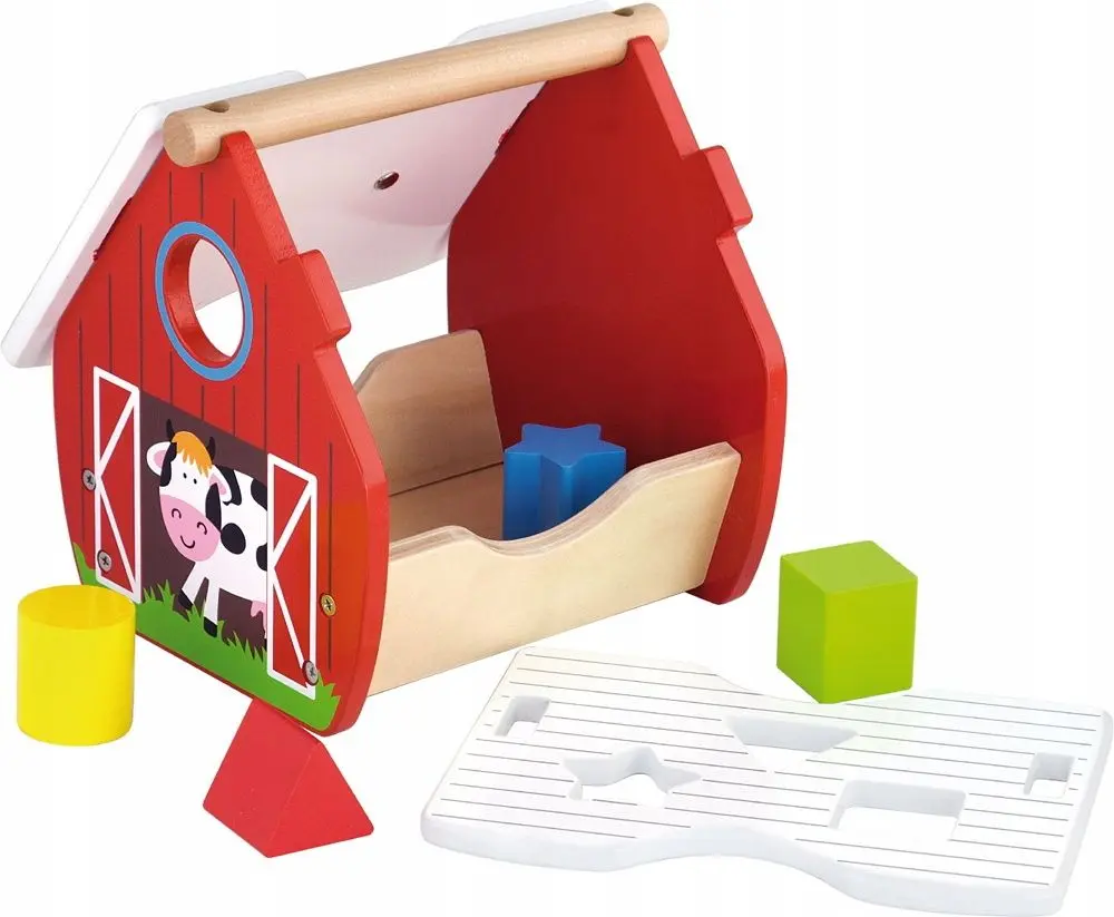 Casuta de dezvoltare Viga Toys Activity Farm 50533