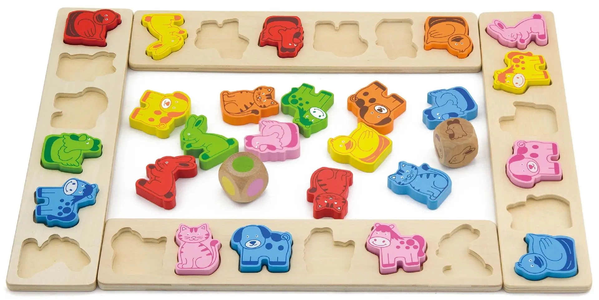 Joc de dezvoltare Viga Toys Animals Carnival 50450