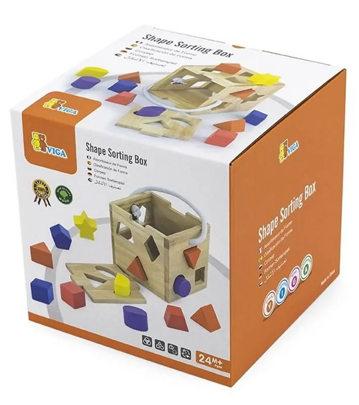 Сортер Viga Toys Shape Sorting 53659 (Multicolor)