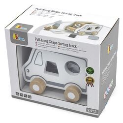 Sorter Viga Toys Sorting Truck 51612 (White/Natural) Thumb