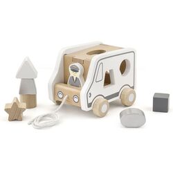 Sorter Viga Toys Sorting Truck 51612 (White/Natural)
