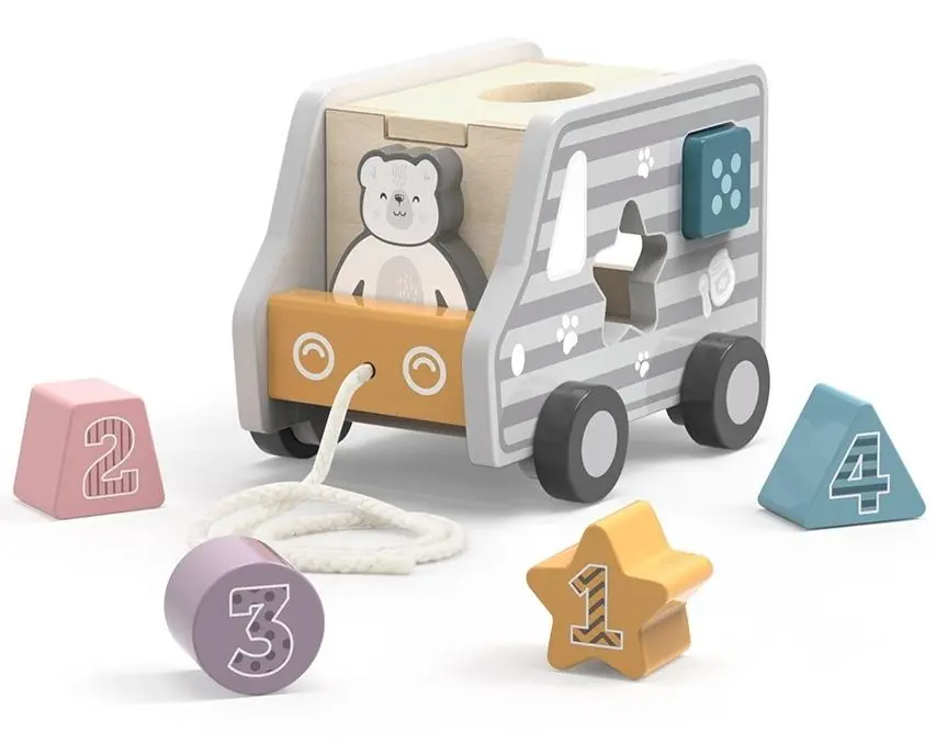 Sorter Viga Toys Truck Polar 44041 (Gray)