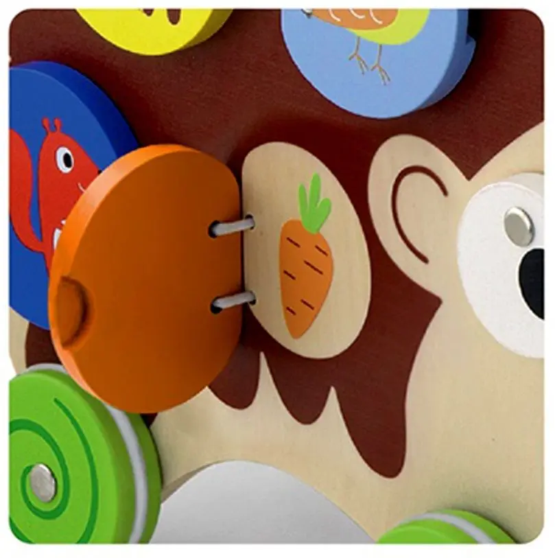 Jucarie de dezvoltare - jucarie de tras Viga Pull-along Activity Hedgehog 50012 - 4