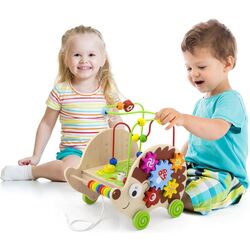 Jucarie de dezvoltare - jucarie de tras Viga Pull-along Activity Hedgehog 50012 Thumb